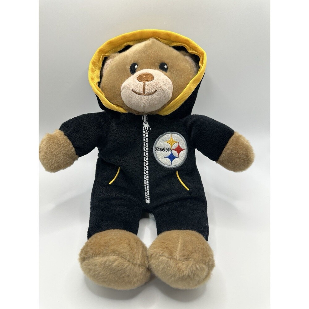 Pittsburgh Steelers Plush Teddy Bear Forever Collectibles NFL Hoodie Bear - Picture 4 of 4
